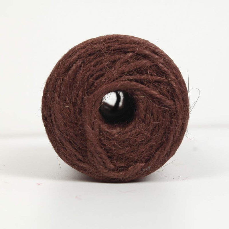 Micomon 300 Feet Natural Jute Twine for Arts, Crafts, Gifts, Christmas, Industrial Packing, Gardening - Durable String (Brown) - Image 3